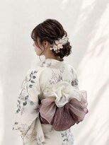 ウィールール 札幌店(WE RULE)&nbsp;大人可愛いシニヨン浴衣ヘア