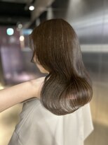 ペレ 原宿(PELE)&nbsp;ダークパープルナチュラルショート夏のヘアアレンジ原宿
