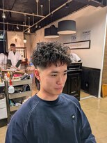 ワンワンオー バーバーショップ 博多店(@110 BARBER SHOP)&nbsp;ツーブロックショートカルマヘアスリックバックジェットフェード