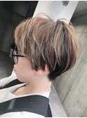 立体感が◎ハンサムショート