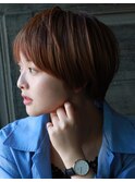 ハイライト アシメショート