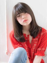 チョコレートブラウン　重ためミディアム