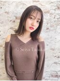 外ハネボブアッシュブラウンは大人可愛い鉄板HAIRオフィスへア