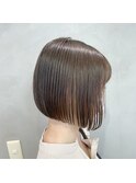 シンプルが可愛いボブ