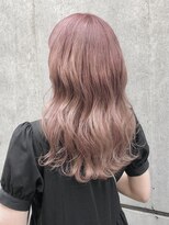 【ピンクベージュ】ピンクグラデーション,アッシュピンク