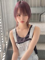 リアイス(Re:ICE) ミニウルフ/くすみブルー/流れるレイヤー/インナーハイライト