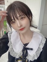 リアイス(Re:ICE)&nbsp;ミニウルフ/くすみブルー/流れるレイヤー/インナーハイライト