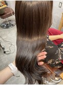 髪質改善トリートメントと艶カラー