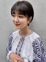 サンド 表参道(sand)&nbsp;ショートボブ20代30代40代イヤリングカラー大人可愛い