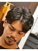 センター分け×ツーブロック <船橋> <理容室>