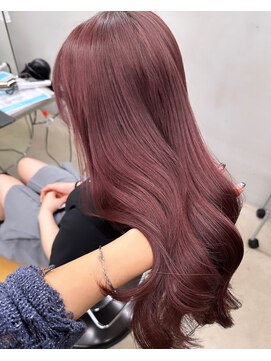 サイン 渋谷(SIGN) 【SIGN レイヤーカット】ピンクベージュ