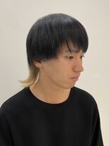 韓国マッシュウルフツイストスパイラルパーマセンターパート