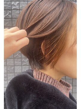 ヘアーラウンジ エゴ(Hair Lounge EGO) 【明るい白髪染め】カッパーブラウンカラーに♪ 武蔵新城 槙本