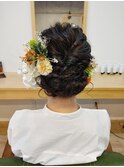 シニヨンヘアセット