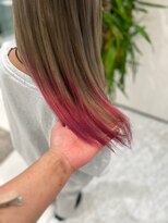 アース 浜松志都呂店(HAIR&MAKE EARTH) グラデーションカラー☆チェリーピンク