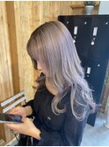 ラベンダーベージュ/ダブルカラー/ケアブリーチ/髪質改善/新潟
