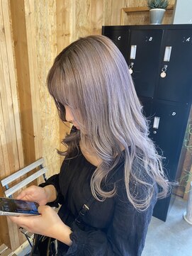 アフターニュース 新潟(afternews) ラベンダーベージュ/ダブルカラー/ケアブリーチ/髪質改善/新潟