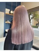 20代30代ダブルカラーブリーチ立体感グラデーション透明感カラー