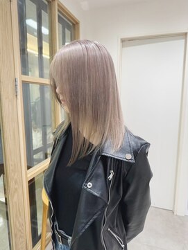 チェレ アズーリ 狭山店(Chere azuri) ミルクティーグレージュ・レイヤーカット・ハイレイヤー