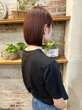 ゴーシェン 津田沼本店(Goshen) レッドカラー×ボブ