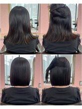 【MATTY独自の美髪 酸性ストレート】お客様before/after画像