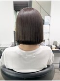 ボブ/ミディアムボブ/髪質改善ヘアエステ/オリーブ/ナチュラル