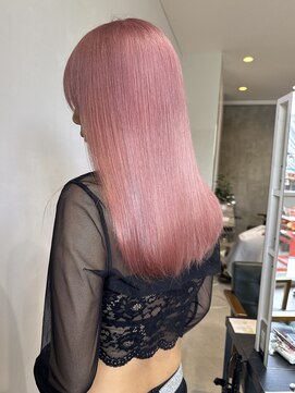 イル(ill) ブリーチ　ダブルカラー　ピンク　ペールピンク