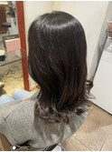 暗髪透明感グレージュ*