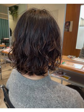ヘアーエスクールエミュ(hair S. COEUR emu) 【ボブパーマ★くせ毛を活かしたスタイル】