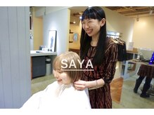 《 SAYA 》topstylist...美容6年目［出身地］中標津町［趣味］音楽鑑賞・アニメ・料理