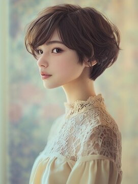 アルトリスト(Altruist Aging×HAIR&SPA) ☆イメチェンピンクベージュアンブレラカラー前髪クールショート