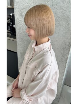 スウィープ 平尾(sweep) 春先取りミルクティーボブ!