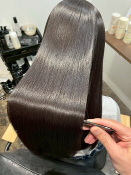 シェアサロン レノール(SHARE SALON LENORL)の写真/【県内最高峰！】圧倒的な技術力を提供◎一人ひとりに合わせた《髪質改善》は圧倒的なツヤとまとまり♪