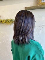 アナザーワールド(ANOTHER WORLD)&nbsp;ハイライトにネイビーカラー