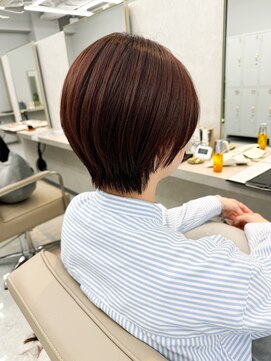 ネイロ 北千住(NeiRo) 小顔ショートボブカラー大人ショートボブひし形ショートカット