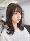 熊本 透明感カラー 韓国風スタイル Una Yumika