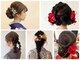 グースカ(guusca)の写真/早朝8時からヘアセット予約◎駅近1分で通いやすい★《結婚式/イベント/ライブ/訪問着/和髪》着付けも◎