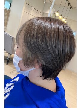 アルブル エト シミー(Arbre et chimie) 黒髪/オリーブグレー/小顔/ココアベージュ/東村山駅