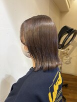 オーガニックマインド 坂戸 鶴ヶ島(organic+mind)&nbsp;冬アッシュミディアム◎透明感くびれレイヤー30代40代小顔