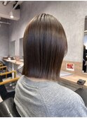 ちょい長め結べる切りっぱなし外ハネボブ