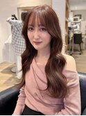 ☆ 大人可愛い韓国風くびれロング 小顔顔まわり