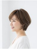 川越/ショート/ボブ/ハイライト/白髪ぼかし/白髪染め