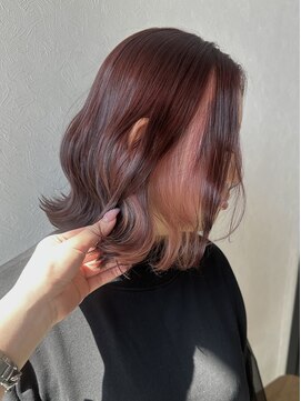 ラフ バイ マグ 南松本(R.A.F. by Mag) 春のイメチェン◎ケアブリーチで叶う！透明感ピンクインナー