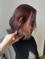 ラフ バイ マグ 南松本(R.A.F. by Mag) 春のイメチェン◎ケアブリーチで叶う!透明感ピンクインナー