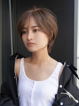 ギークス(GEEKS) 【GEEKS渋谷】ナチュラルショートウルフ/夏カラー/小顔/レイヤー