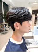 韓国ヘア 毛流れマッシュ×シースルーマッシュ×ダウンパーマ