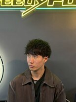 グリーディーフォックス 三軒茶屋(GreedyFOX) 波巻き/マッシュパーマ/ウルフ/ハイライト<理容室>三軒茶屋