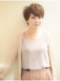 カッコ可愛いハンサムマッシュショート