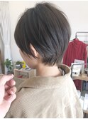 グレージュショート