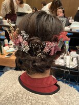 エイト 溝の口店(EIGHT)&nbsp;【EIGHT溝の口】お客様スタイル_デザインカラー切りっぱなしボブ